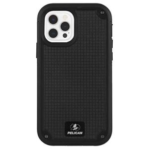 pelican - shield series - g10 case for iphone 12 pro max (5g) - 21 ft drop protection - 6.7 inch - black