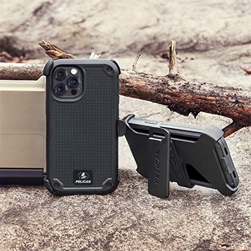 Pelican - SHIELD Series - G10 Case for iPhone 12 Pro Max (5G) - 21 ft Drop Protection - 6.7 Inch - Black