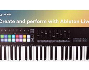 Novation Launchkey 49 MK3 49-Key USB MIDI Ableton Live Keyboard Controller+Bag