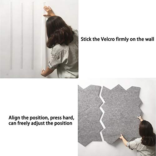 Felt Message Board, Irregular Photo Wall Background Wall, DIY self-Adhesive Message Board Wall Sticker, Color can be Customized