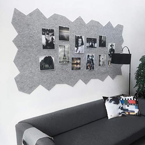 Felt Message Board, Irregular Photo Wall Background Wall, DIY self-Adhesive Message Board Wall Sticker, Color can be Customized