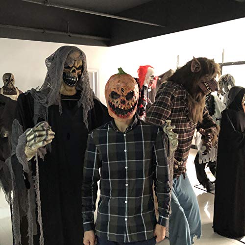 Halloween Decoration Pumpkin Head Latex Masks