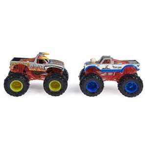 Monster Jam, Official El Toro Loco vs. Cyclops Color-Changing Die-Cast Monster Trucks, 1:64 Scale