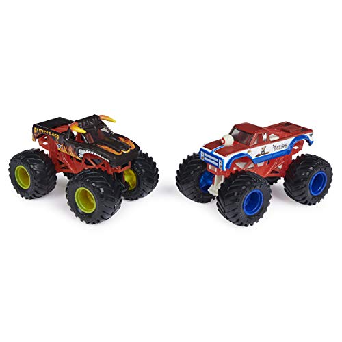 Monster Jam, Official El Toro Loco vs. Cyclops Color-Changing Die-Cast Monster Trucks, 1:64 Scale