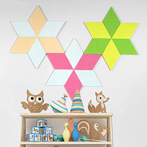 DIY Creative Background Rhombus Felt Board, self-Adhesive Decorative Photo Wall, Accept Customization in Many Colors