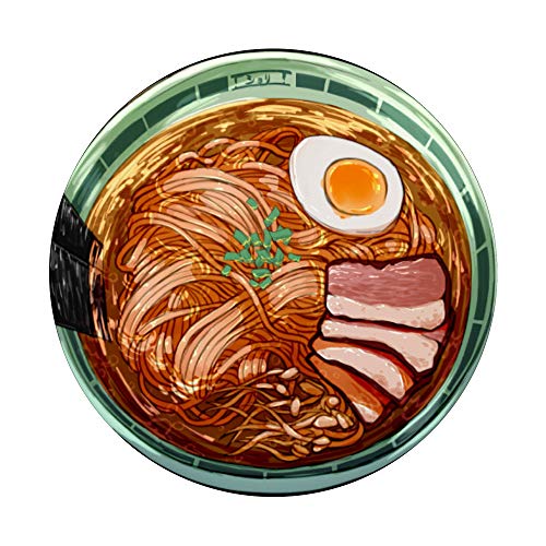 Ramen Noodle Japanese Food Kawaii Anime lovers Gift PopSockets PopGrip: Swappable Grip for Phones & Tablets