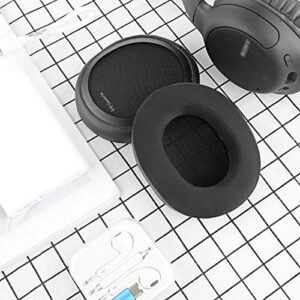 Geekria Sport Cooling Gel Replacement Ear Pads for Sony WH-CH700N, WH-CH710N, WH-CH720N Headphones Ear Cushions, Headset Earpads, Ear Cups Repair Parts (Black)