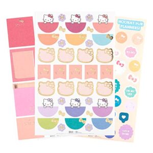 hello kitty x erin condren designer sticker pack - 3 pack, 95 stickers total, fun and cute stickers for customizing planners, notebooks, calendars and more