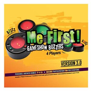 Trainers Warehouse Me First v.3 Wireless Game buzzers - Small Group Set (4 Users) | Involve Every Student - Dynamite Audience Participation Tool