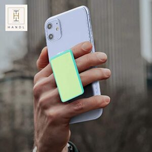 HANDL New York HANDLstick Green and Lavender Glow in The Dark Grip and Stand for Smartphone