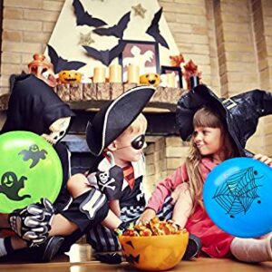 18pcs Halloween Punch Ball Balloons Party Favors for Kid Halloween Treats 18 inch Large Punching Balloons Goodie Bag Filler Party Game Supplies