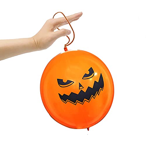 18pcs Halloween Punch Ball Balloons Party Favors for Kid Halloween Treats 18 inch Large Punching Balloons Goodie Bag Filler Party Game Supplies