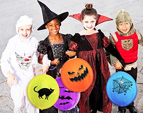 18pcs Halloween Punch Ball Balloons Party Favors for Kid Halloween Treats 18 inch Large Punching Balloons Goodie Bag Filler Party Game Supplies