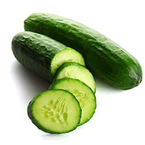 US Grown! 30+ Persian Beit Alpha (a.k.a. Lebanese) Cucumber Seeds Heirloom Non-GMO Burpless Sweet Non-Bitter and Acid Free, Crispy and Sweet, Fragrant and Delicious, Cucumis sativus, Grown in USA!