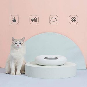 ZZK Pet Automatic Feeder Dog Teddy Timing Quantitative Feeder Cat and Dog Feeder Cat Smart Feeder Pet Supplies,A