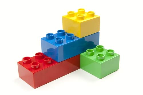 PREXTEX 25 Piece Classic Big Building Bricks Large Toy Blocks - Toddler STEM Toys Bricks Set | Beginner Pack or Bricks Refill Set for All Ages | Building Blocks for Toddlers 1-3 3-5