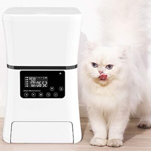 ZZK Intelligent Pet Feederautomatic Cat Feederwater Dispenser Dispenserplastic Automatic Remote Timing Quantitative Automatic Feeding Machinedog Cat Supplies