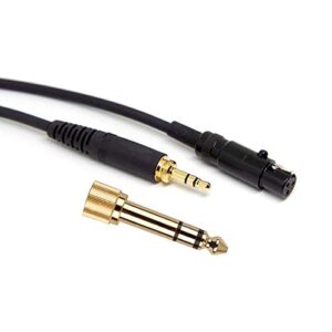 Q701 Cable, Replacement Audio Cable AUX Wire Cord Compatible with AKG K240 Q701 K701 K702 K271 K271s K712 K272 K240s K141 K171 K181 K267 Pioneer HDJ-2000 Headphones (Black)