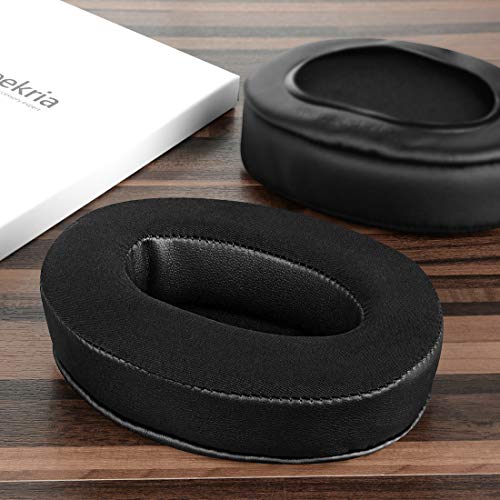 Geekria Sport Extra Thick Cooling Gel Replacement Ear Pads for Sony MDR-1ABT, MDR-1RBT, MDR-1RNC Headphones Ear Cushions, Headset Earpads, Ear Cups Repair Parts (Black)