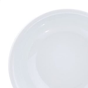 AmazonCommercial 13 oz. White Melamine Bowl - 6 Piece Set