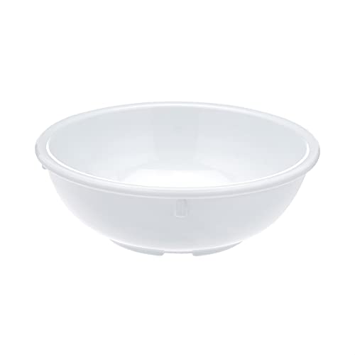 AmazonCommercial 13 oz. White Melamine Bowl - 6 Piece Set