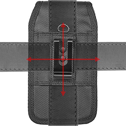 LUXMO Rugged Heavy Duty Cell Phone Carrying Holder Belt Clip Holster Case Pouch for Motorola Moto g Power 5G Moto g Play (2023) Moto Edge 30 Fusion Moto Edge (2022) Moto g Stylus 2022 Moto g 5G