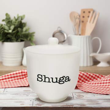 Twerp Sugar Bowl | Cute Ceramic Shuga Dish with Lid | Perfect Hostess Gift or Housewarming Gift