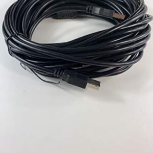 OMNIHIL 30 Feet Long High Speed USB 2.0 Cable Compatible with TSC ME240 Thermal Transfer Barcode Printer