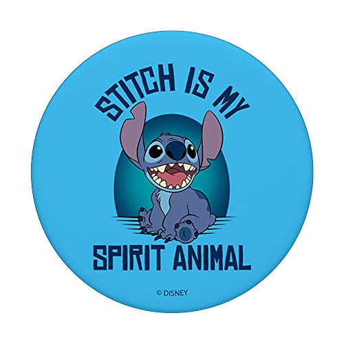 Disney Lilo & Stitch Stitch Is My Spirit Animal PopSockets PopGrip: Swappable Grip for Phones & Tablets