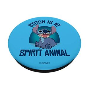 Disney Lilo & Stitch Stitch Is My Spirit Animal PopSockets PopGrip: Swappable Grip for Phones & Tablets