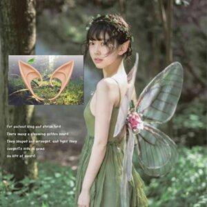 GREAT&LUCKY Cosplay Fairy Pixie Elf Ears - Soft Pointed Tips Anime Party Dress Up Costume Masquerade Accessories for Halloween Christmas Party ,2 Pair