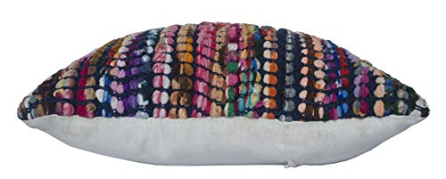 LR Home Multicolored Bohemian Geometric Throw Pillow, 1 Count (Pack of 1), Multi