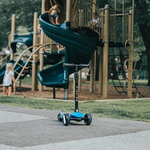 Kick Scooter for Kids 3 Wheels Scooters for Toddlers Girls Boys with Adjustable Height, Light Up Flashing Wheels, Lean-to-Steer, Sturdy Deck, Extra Wide, Quick-Release, for Ages 2-5 Years Old, Pink