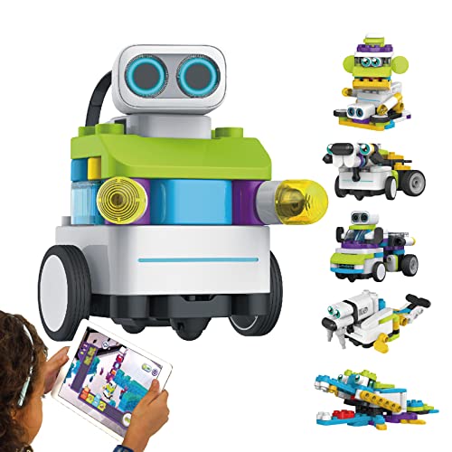 PAI TECHNOLOGY BOTZEES Coding Robots for Kids, Remote Control Robot, STEM Toys, Gift for Boys and Girls Age 4+ (APP Based, iOS, Android and Kindle Fire Compatible)