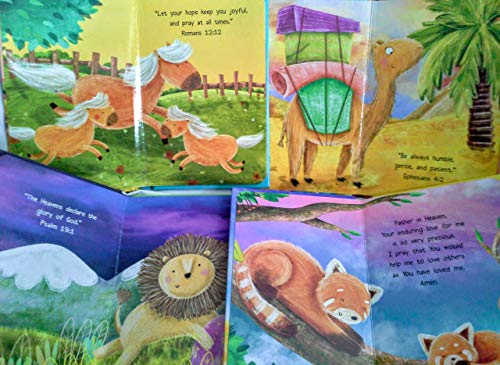 Little Blessings Be Joyful, Be Patient, Faith is Strong, and Love is Kind Board Books - Set of 4