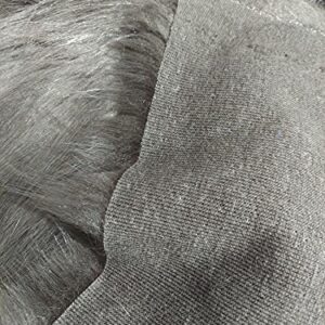 Solid Arctic Fox Fur Fabric Sold by The Yard DIY Coats Costumes Scarfs Rugs Accessories Fashion (White)