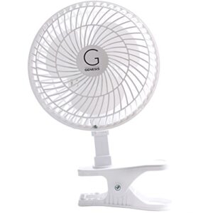 Genesis A1CLIPFANWHITE-6PK clip fan white, 6 inch, 6 Piece