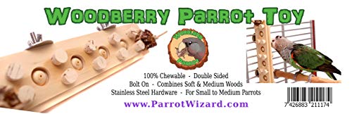 Woodberry - Medium Bolt-On Parrot Toy