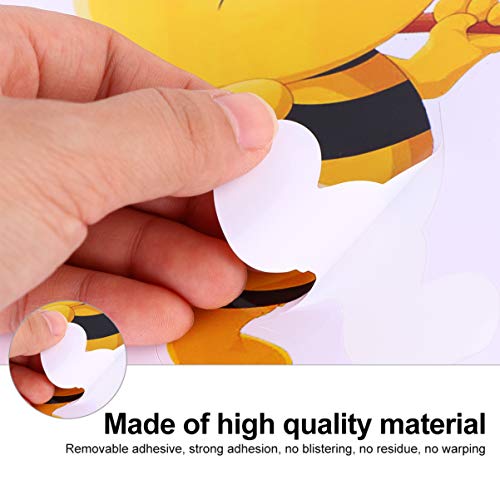 EXCEART 3 pcs Bees Cutouts Stickers Bulletin Board Bumblebee Cutouts Bumblebee Classroom Decor Stickers for Classroom Decorations