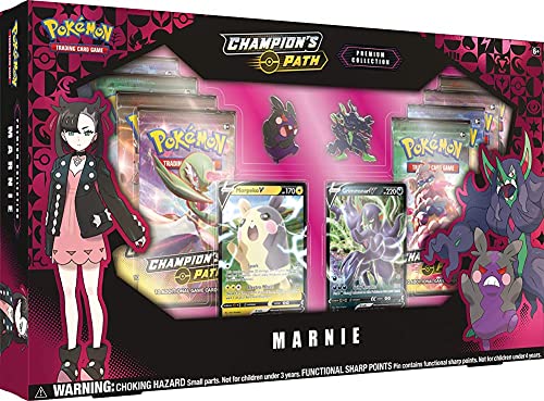 Pokemon TCG: Champion's Path Premium Collection- Marnie, Multicolor