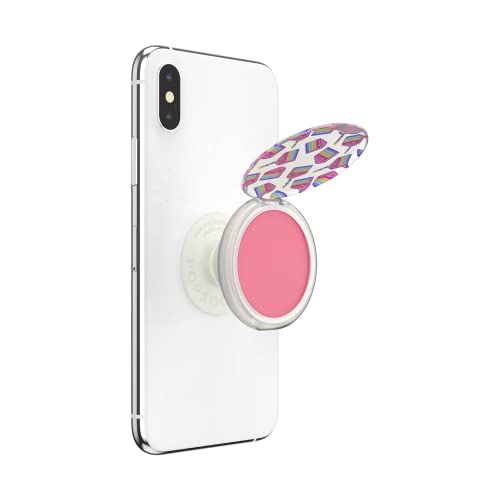 PopSockets Lip Balm Phone Grip with Expanding Kickstand, PopLips, PopSockets for Phone - Birthday Cake