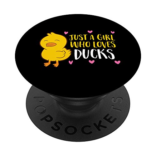 Just A Girl Who Loves Ducks PopSockets Swappable PopGrip