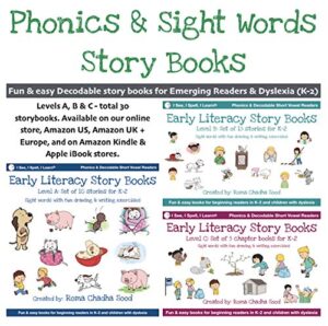 i see, i spell, i learn® - phonics, sight words & short vowel storybooks (decodable readers for all children in k-3 and dyslexia) - bundle of all levels a, b & c - 25 storybooks & 5 chapter books