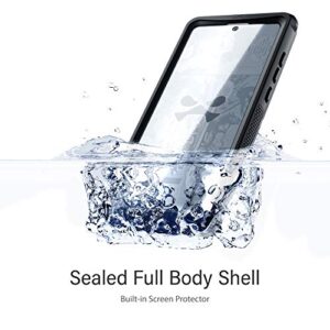 Ghostek NAUTICAL Note 20 Ultra Waterproof Case Full Body with Screen Protector Built-In Watertight Seal Wireless Charging Compatible Designed for 2020 Samsung Galaxy Note20 Ultra 5G (6.9 Inch) (Black)