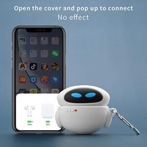 Compatible with Airpod Pro,Funny Cartoon Animation EVE Silicone Case Design, Suitable for Fashion Girl Child Teen Boy Airpod Pro Case (EAE Pro)