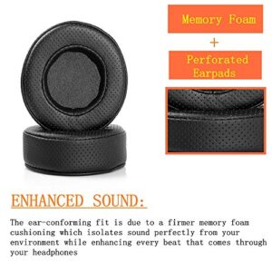 Upgrade Replacement Earpads Compatible with Insignia NS-WHP314 Headset Perforated Memory Foam Cushions