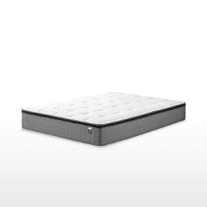 ZINUS 10 Inch Cool Touch Comfort Gel-Infused Hybrid Mattress / Pocket Innersprings for Motion Isolation / Mattress-in-a-Box, Twin