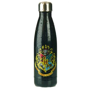 paladone amz7490hp hogwarts metal water bottle-officially licensed harry potter merchandise, aluminium