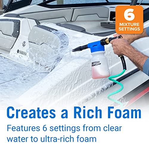 Foam Cannon Soap Foam Gun for Boat Cleaning and Car Wash - Foam Sprayer Car Wash Washing Foamer Cannon Detailing Gift Car Wash Kit Foam Cleaner Spray Foam Cannon Garden Hose