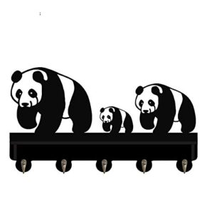 panda animal chinese lover coat clothes holder christmas gift diy mould wonderful holder wall decorative gift kids winter style